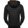 New Men's Casual Sweatshirt Zipper Hooded Sweatshirt Jacket Men's Patchwork Cardigan