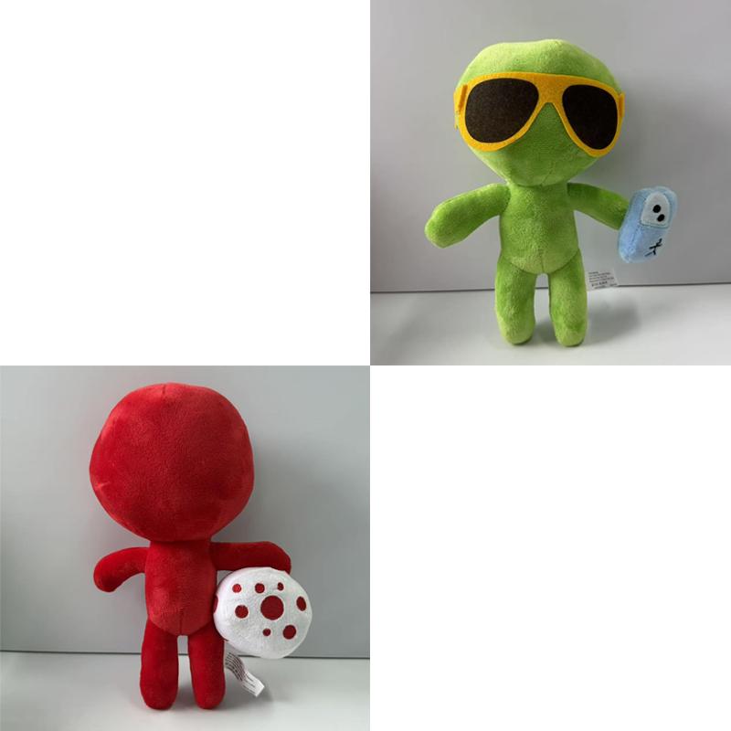 Cute Alan Becker Stick Youtoz Plush Toy Soft Stuffed Stickman Doll Cartoon Animation Character Collectible Gift Birthday Present