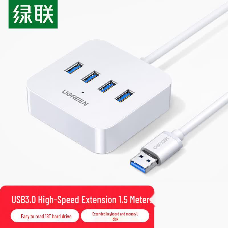 UGREEN USB 3.0 4-Port Hub with Type-C Power