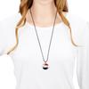 Elegant Syrian Flag Pendant Necklace Symbolizing National Pride and Cultural Identity in Sturdy Materials Casual Wear