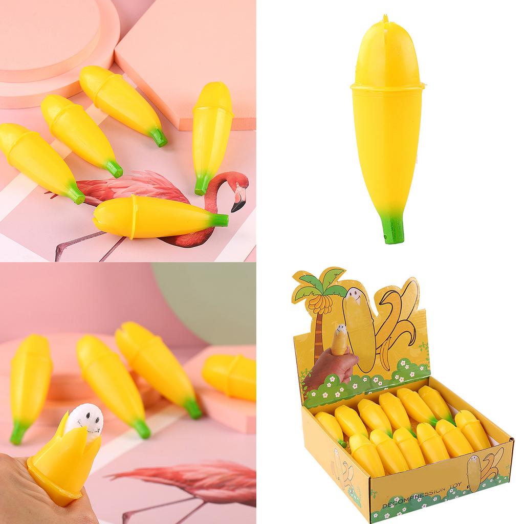 Relax and Unwind Realistic Banana Stress Relief Toy Portable Banana Stress Toy for Office Workers Adults and Students