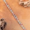 Natural Color Sapphire Bracelet Women'S S925 Sterling Silver Color Treasure Jewelry Xiaohongshu Wechat Channels