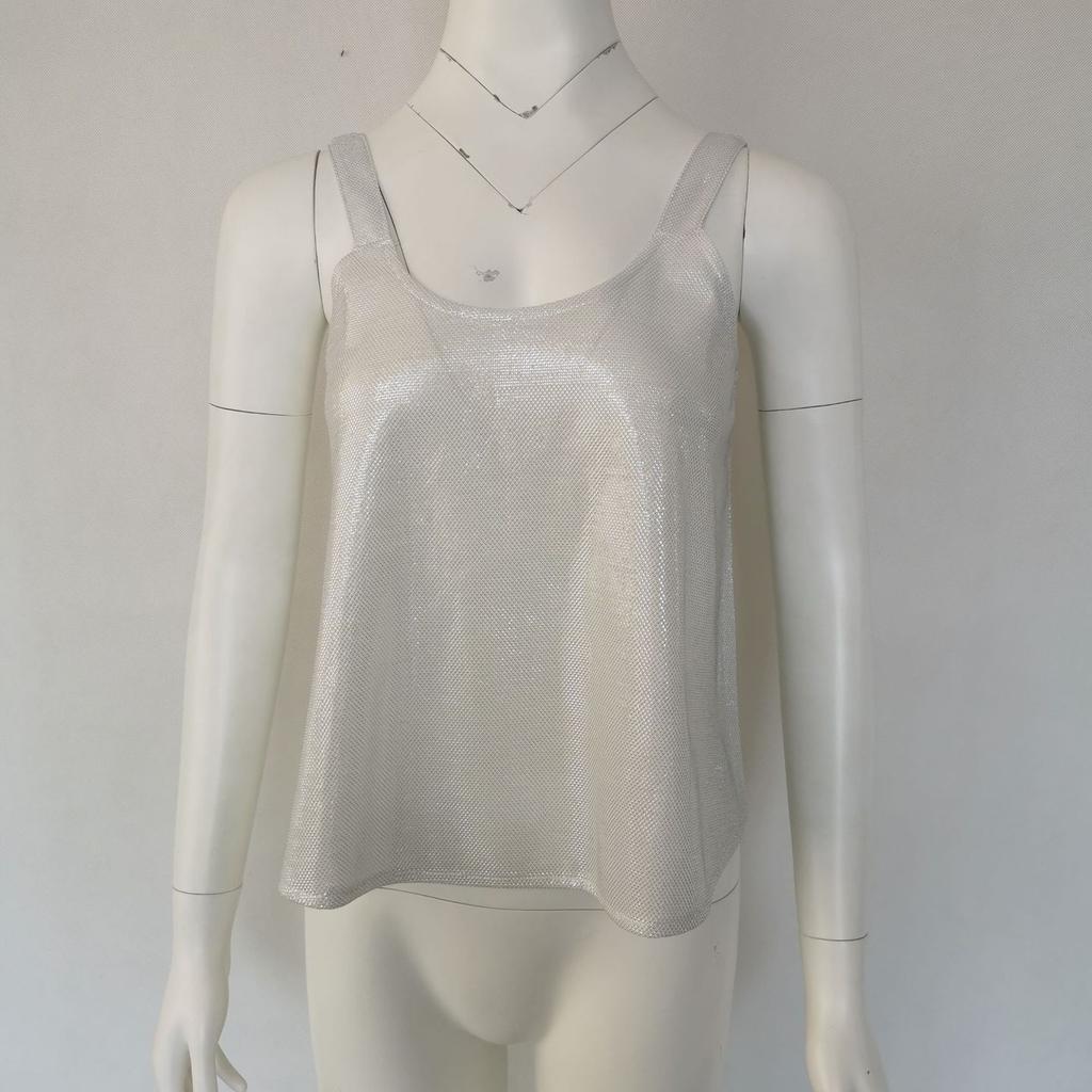 2026 Spring Summer Sleeveless Sequined Vest The Epitome of Women's Party Elegance Women's Sleeveless Sequin Tank Tops