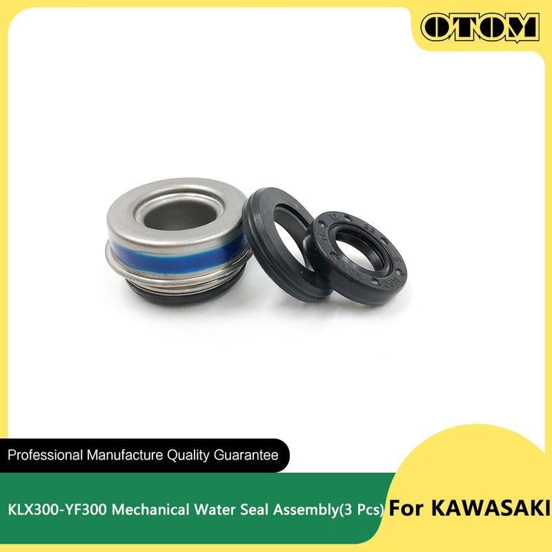 OTOM 300cc Motorrad Mechanischer Wasserdichtungsatz Motorwasserpumpe Kühlerdichtungen Für KAWASAKI KLX250 KLX300 LONCIN YF300 VOGE Bike