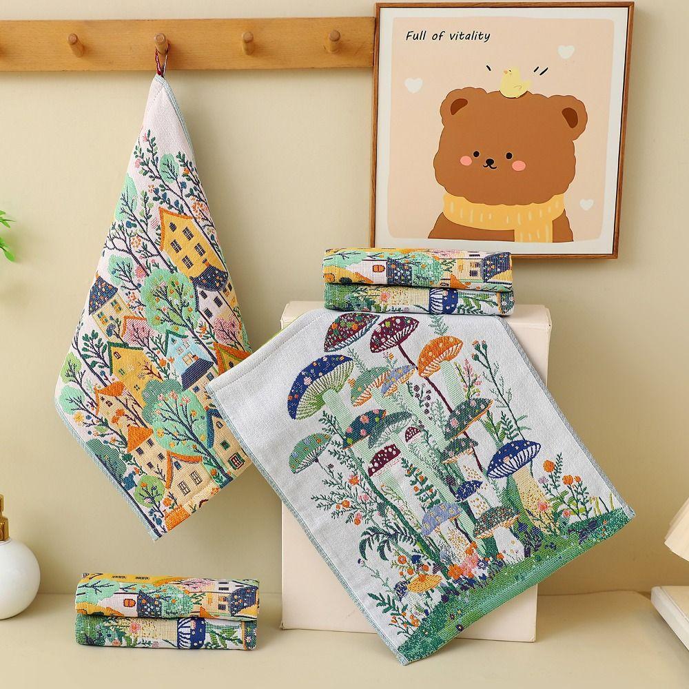 34x40cm Kitchen Towel Quick Dry Tea Towel High Quality Pure Cotton Dish Cloth  Home Restaurant