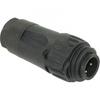 AMPHENOL C016-20H003-210-12 Threaded, 3+PE, Cable Mount Plug, Plug, Circular Connector, ECOMATE C016 Series, 4CONTACTS