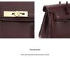 JWPEI Yara Genuine Leather Baguette Shoulder Bag - 2025 New Design for Women