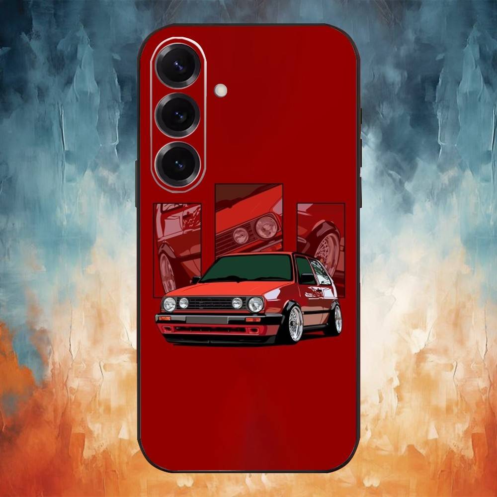 Cool G-Golf Car Phone Case For Samsung GalaxyA13,21s,22,31,32,52,53,71,72,73,Soft Black Cover Samsung a11