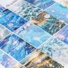 Journal GO 25 Stück Immersive Meeresansicht INS Wasserwellen Landschaftsaufkleber Kreatives DIY-Journal-Material Collage Scrapbooking