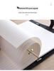 A5 Portable Loose-Leaf Notebook for Office, Students, and Business Meetings