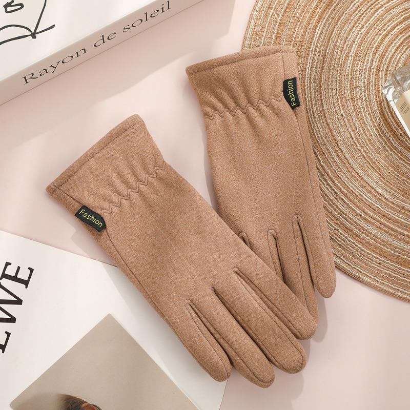 Warme Handschuhe Damen Winter Outdoor Reisen Winddicht Verdickter Stoff Wärmespeicherung Touchscreen Kaltes Radfahren Warme Handschuhe
