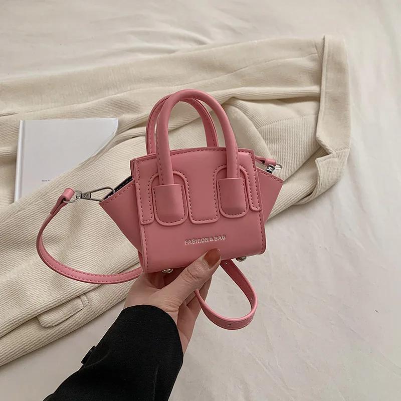 

Детская сумка, модная сумка для девочек, летняя сумка через плечо для женщин, сумка для мам и детей, дизайнерская сумка для девочек one size розовый