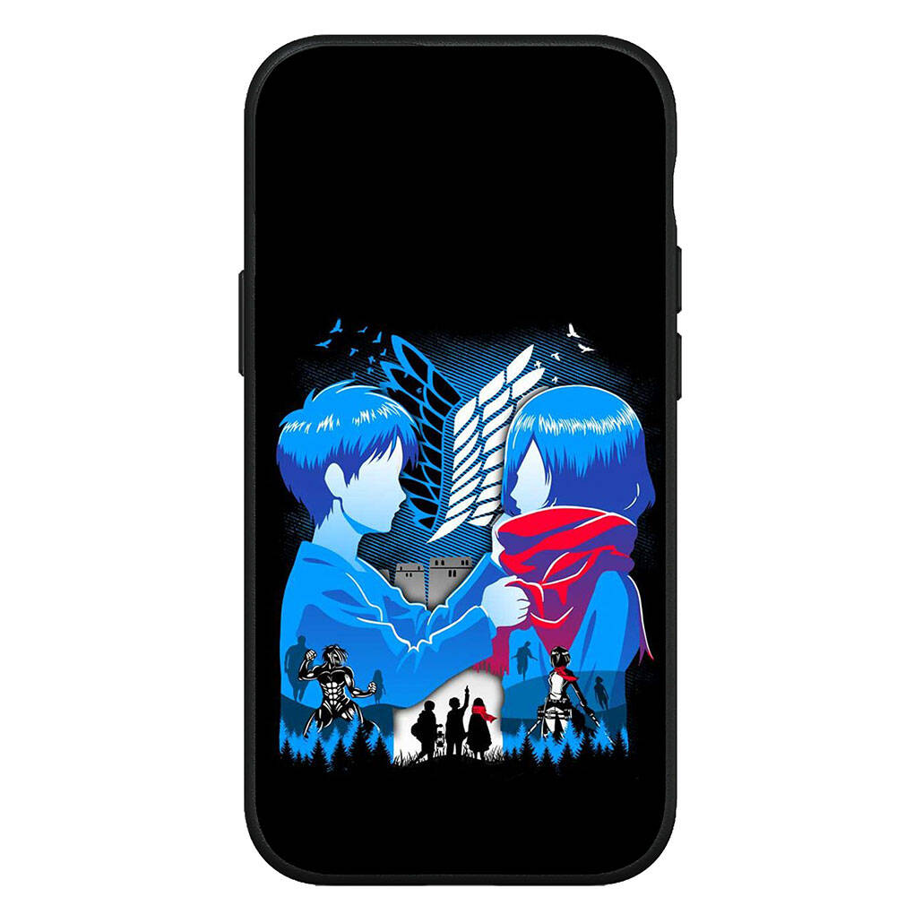 Cover for iPhone 17 16 15 Xiaomi Poco Redmi Note 14 13 12 Pro Max 9 16e Samsung Galaxy S25 S24 S23 OPPO Huawei Cartoon Attack on titan Levi Phone Case