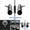 Silver Bullet Earphones Metal Deep Bass Wired Inear Headphones For Music Lovers