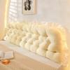 Rectangular Fashion Headboard Pillow Reading Bed Pillow for Sitting In Bed with Removable Cover