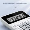Portable 12 Digit Desktop Calculator Clear Clear Display For Accurate Financial And Office Use
