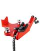 Heavy-Duty Pipe Chain Vise, 1/2" - 8" Pipe Capacity, 34.6" Rugged Chain & Cast Iron Base