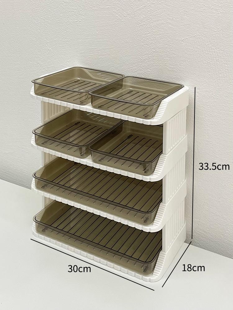Cosmetic Organizer Makeup Storage Box Desktop Office Multi-function Organizing Box Table Clear Drawer Multi-layers Storage Racks