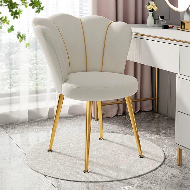 Nordisches Schminkstuhl Design Heimstühle Mit Rückenlehne Schlafzimmer Make-up Hocker Kreativer Sessel Esszimmerstühle Möbel