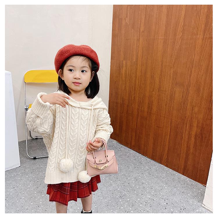 Stilvolle Mini-Prinzessin Umhängetasche: Trendige Kelly Handtasche & Vielseitiges Münzportemonnaie für Mädchen