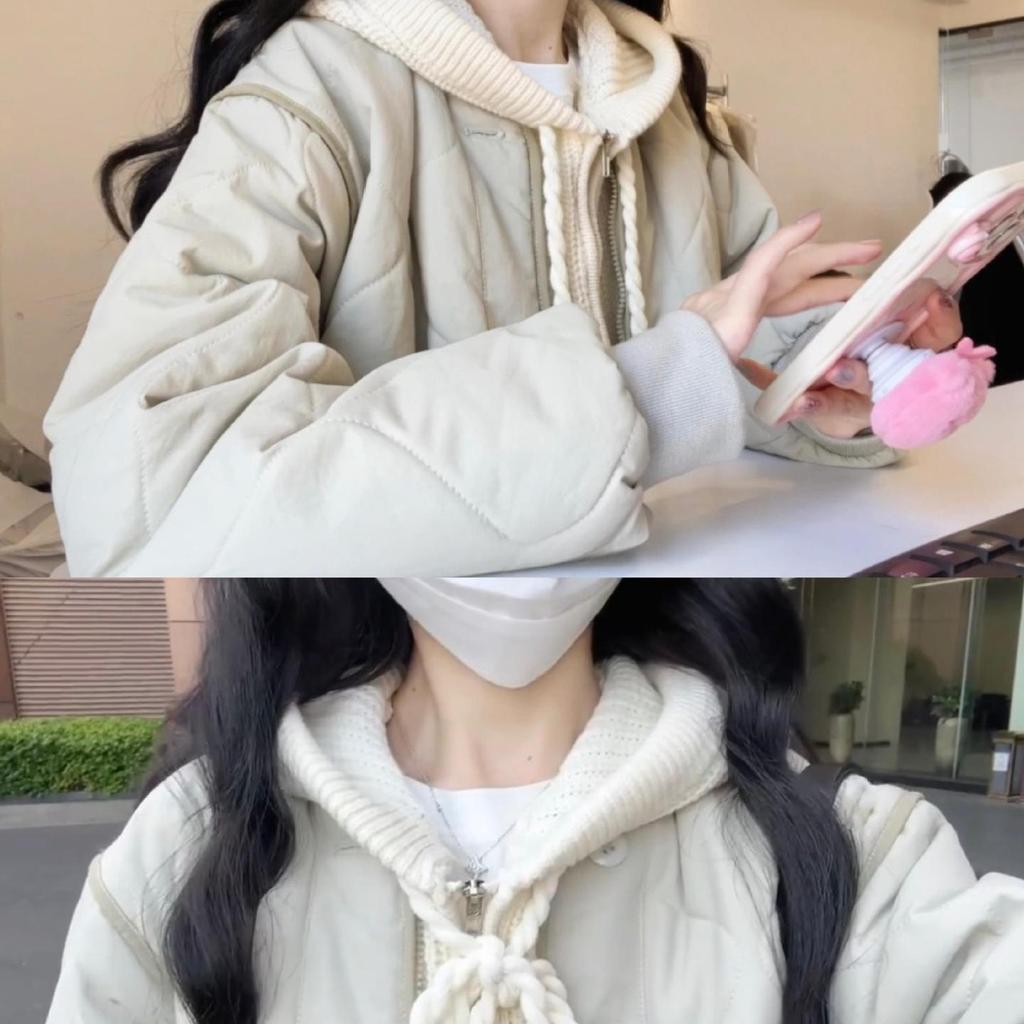 Padded jacket women's winter new down padded jacket women's 2024 small winter clothing Japanese padded jacket