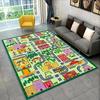 Child Playroom Floor Mat Highway City Traffic-Themed Carpet Rug for Kids Large Non-Slip Area Rug Ideal for Bedroom Home Decor