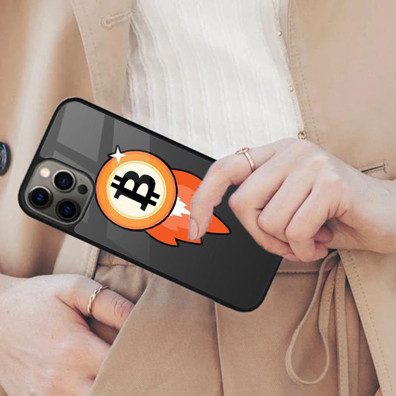 

BTC Bitcoin Magnetic Phone Case For APPLE iPhone 17 Air 16 14 13 12 Pro Max 15 Plus Wireless Charge With MagSafe Cover iPhone 14