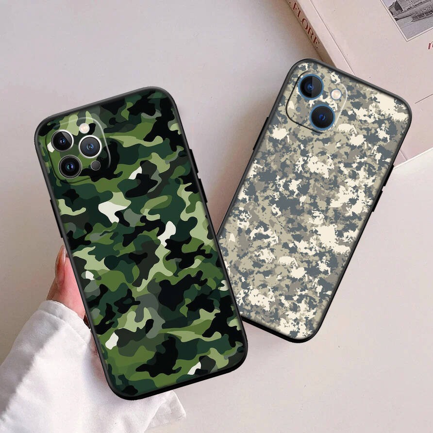 Camouflage Art Phone Case for Xiaomi Poco C40 C51 C50 C55 C65 C71 C75 C85 F8 F7 F6 F5 F3 F2 X7 X6 X4 X3 M7 M6 M5 M4 M3 M2 Pro