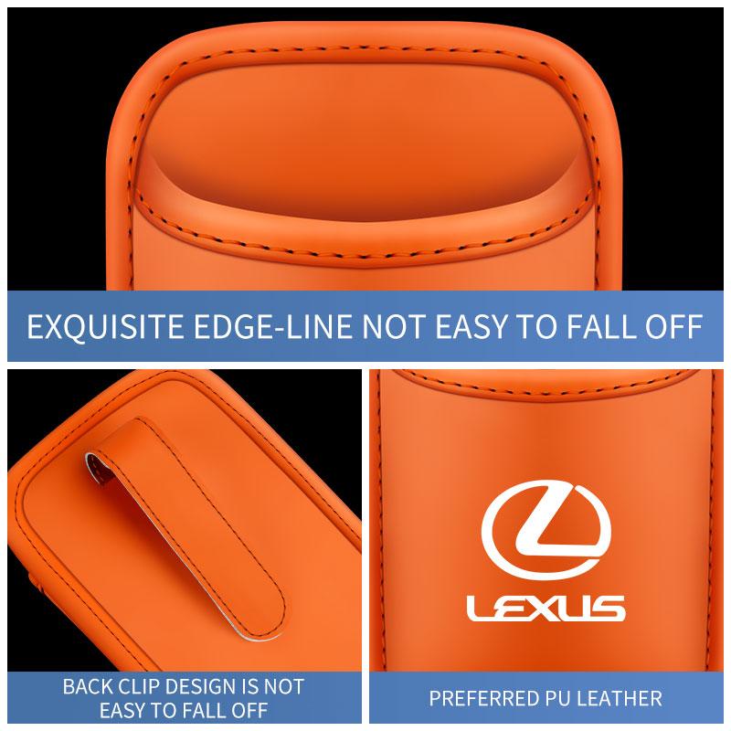 PU Leather Car Cup Holder Organizer Box For Lexus ES GS IS LS RX NX UX LX GX RC LC RZ CT HS SC ES350 RX350 RX450h LS500h LC500 V