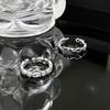 Niche Design Simple Inlaid Zircon Retro Punk High-End Ring Female Opening Fashionable And Cold