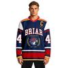 Unisex Long Sleeve Hockey Jersey Shirt Lightweight Breathable Athletic Top for Outdoor Sports and Casual Wear with Graphic Print