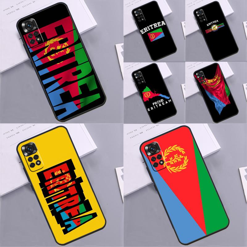 Eritrea Flagge Hülle Für Xiaomi Redmi Note 14 13 Pro 9 10 11 12 Pro 10S 11S 12S Redmi 14C 13C 10C 12C Hülle