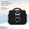 Durable Nylon DSLR Camera Bag Travel Shoulder Bag with Mesh Side Pockets Adjustable Strap for SLR Mirrorless Cameras Black