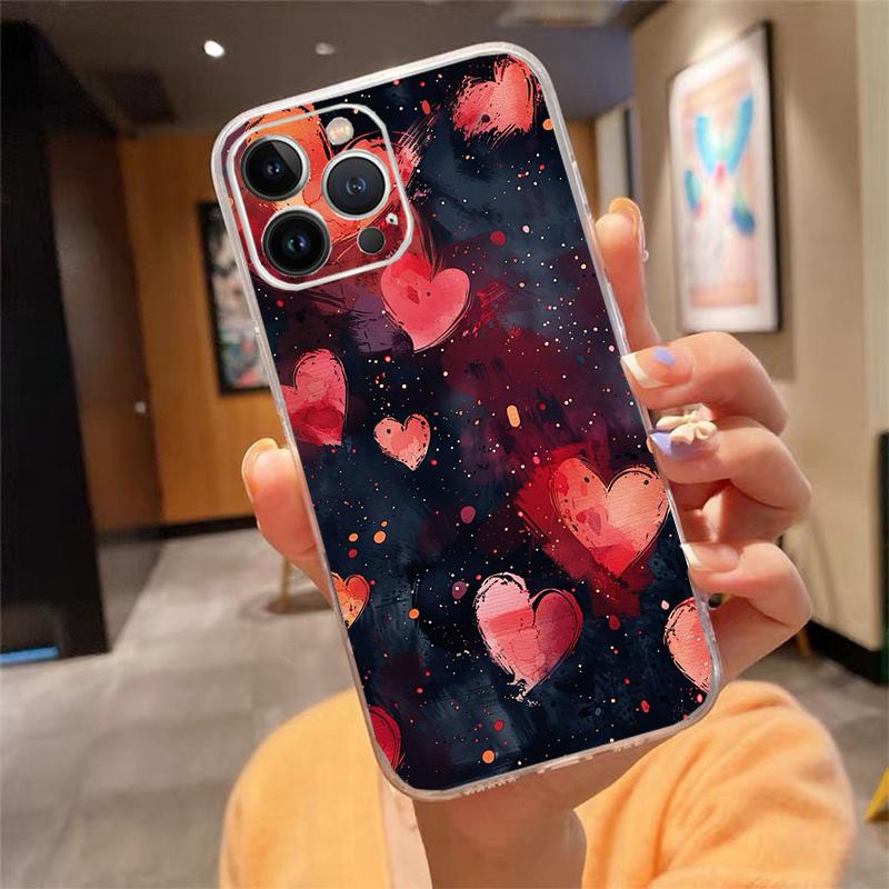 

Phone Case For iphone 17ProMax 17 Pro Air 16 15 14 13 Pro Max 16 15 14 13 Pro 15Plus Love Heart iphone 14Pro
