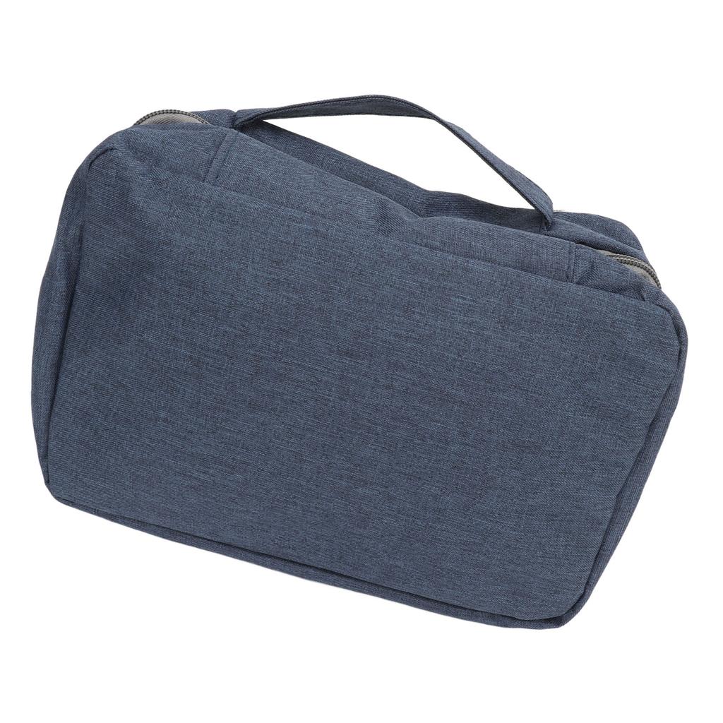 Reise Hängende Kulturtasche Reise Kosmetiktasche Gefaltet Hängender Kulturbeutel Waschorganizer Beutel für Männer Frauen Dunkelblau