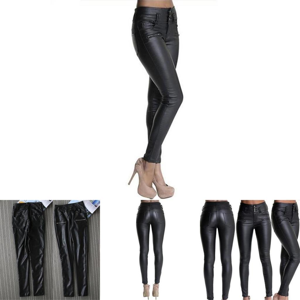 Womens Sexy Fashion Faux Leather Tight Pants With Premium Quality And Timeless Appeal