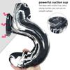 Female Masturbator Simulation Phallus Female Sex Supplies Black and White Silicone Super Soft Dildo Extra Thick Sex Toys