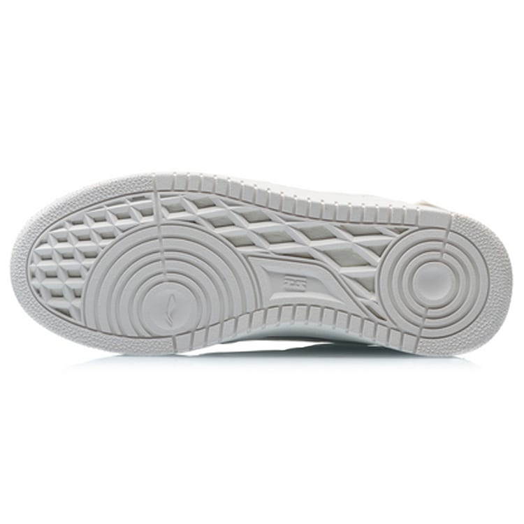 Li Ning Slip Resistant Abrasion Resistant Low Top Skateboard Shoes Women's White AGCQ378-5