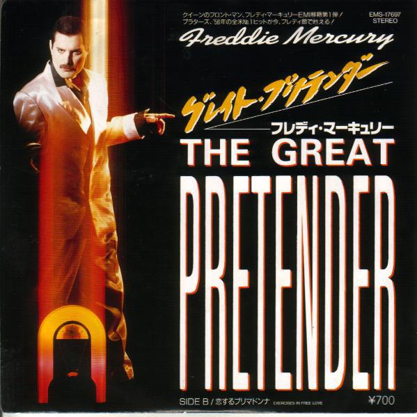 

7inch Record FREDDIE MERCURY - Great Pretender / Exercises In Free EMS17697 EMI 1987 Japan Rock Used