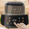 8L 360 ° Large Capacity 1350W Digital Screen Control Visible Window Three-dimensional Circulation Air Fryer