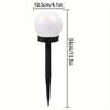 Solar Powered Ball Lawn Light Landscape Spotlight, Outdoor Spherical Courtyard Light, Suitable for Garden, Lawn, Path, and Corridor Decoration