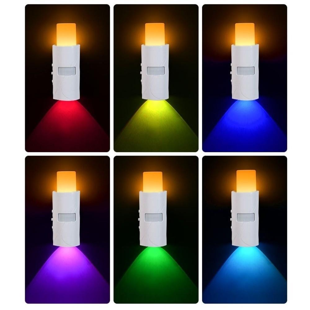 Rechargeable Intelligent Sensor Dual-head Wall Lamp Wireless Wall Lamp for 5V1500mAh Toilet