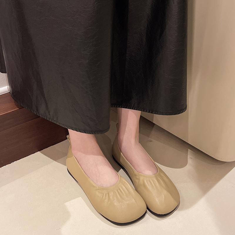 Fashion New Fashion  Print Women Ballet Flats Dance Shoes Casual Female Slip On Footwear Shallow Ladies Flat with Shoes Slides