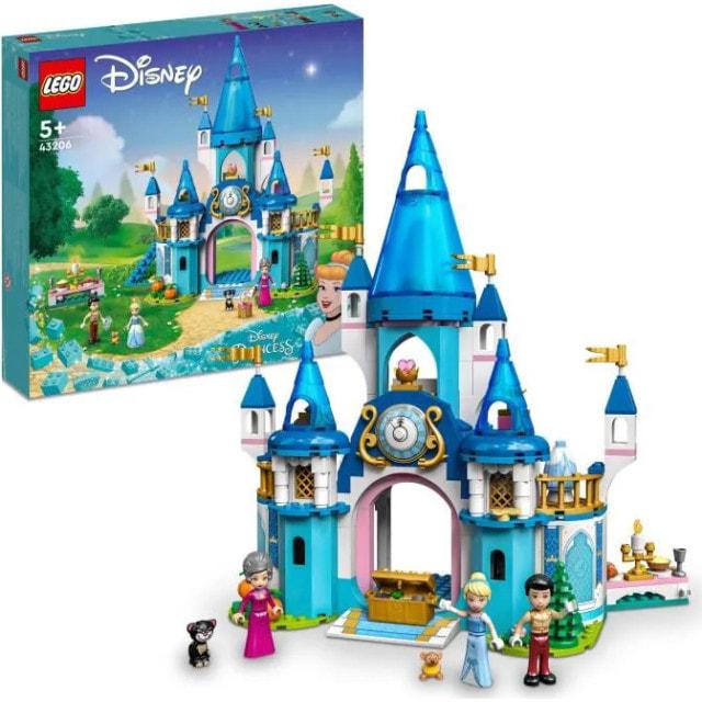 

LEGO Disney Princess 43206 Das Schloss von Cinderella und dem Mrchenprinzen, Spielzeug fr 5-Jhrige