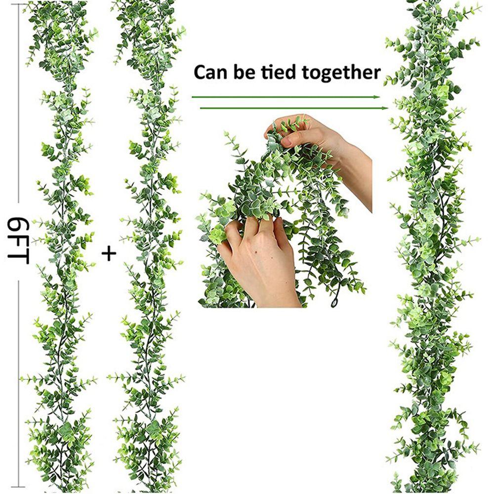 Wedding 6FT Ivy Vine Eucalyptus Garland Hanging Rattan