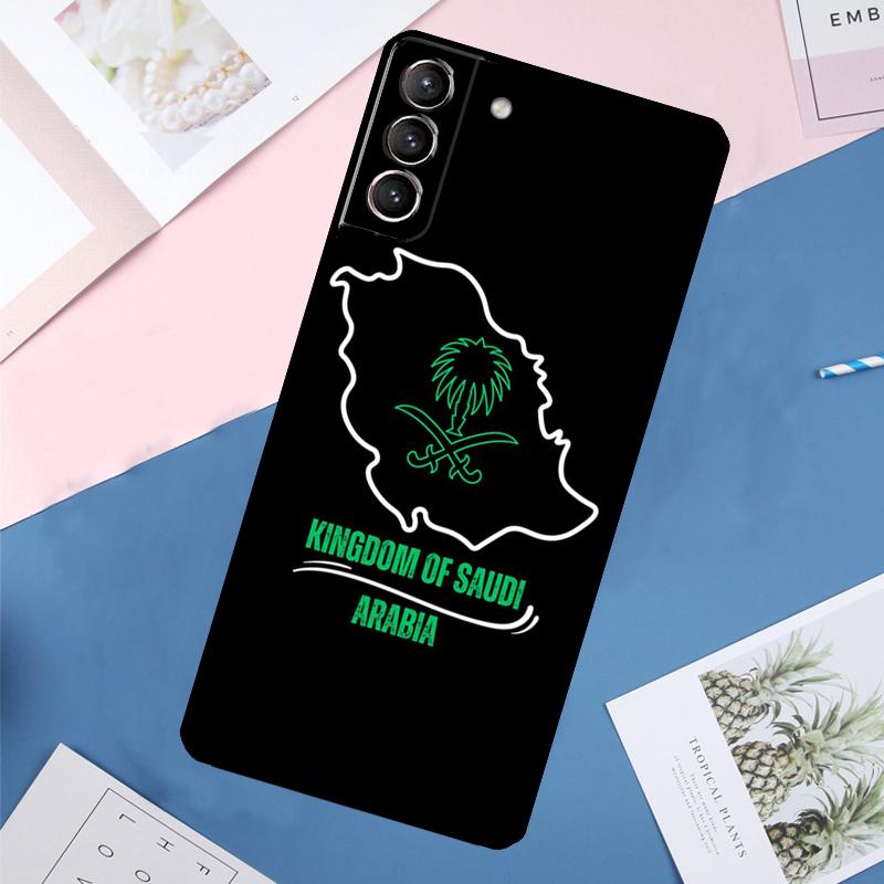 Kingdom of Saudi Arabia Flag Case For Samsung Galaxy S22 S23 S24 Ultra S9 S10 Plus Note 10 20 Ultra S20 S21 FE Cover