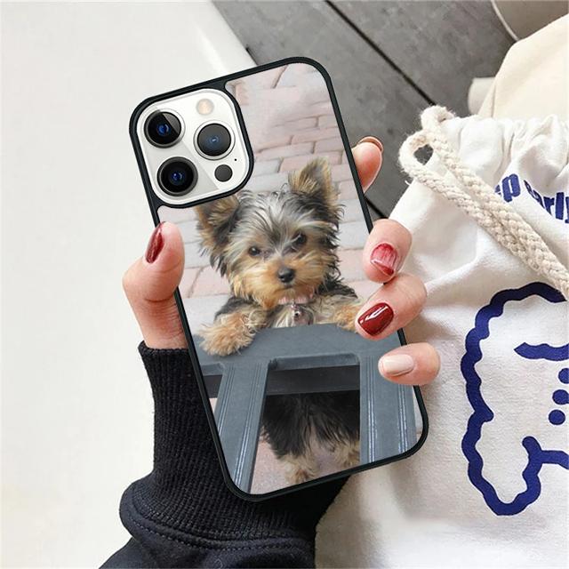 Yorkshire Terrier Dog Paw Print Phone Case Cover For iPhone 17 Air 15 16 14 13 12 Pro Max 11 Pro Max Plus Coque