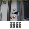 For Hyundai Elantra 2021-2025 Black Matte Car Door Lock Screw Protector Cover