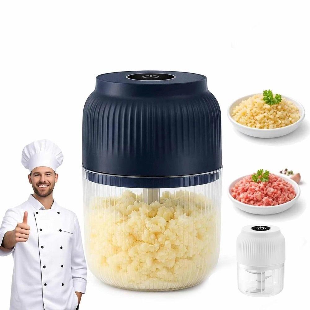 Portable Electric Vegetable Chopper Wireless Kitchen Food Chopper Ginger Processing