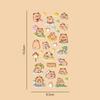 Lovely Hand Accounting Stickers 3D Stationery Stickers New Capybara Bubble Stickers